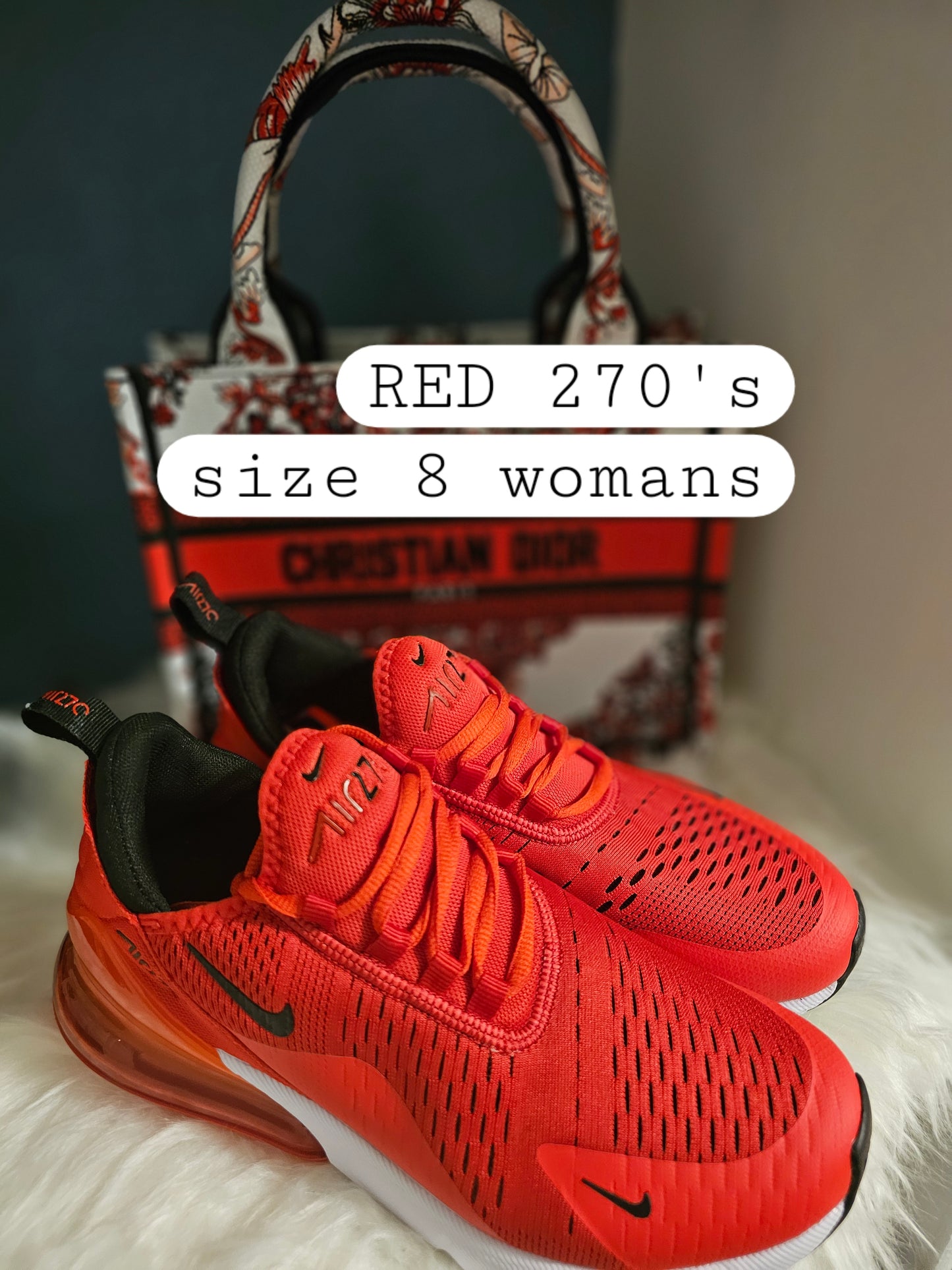 RED 270'S. Size 8